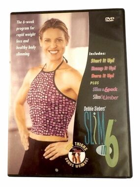 BEACHBODY SLIM IN 6 WITH DEBBIE SIEBERS 2 DISK